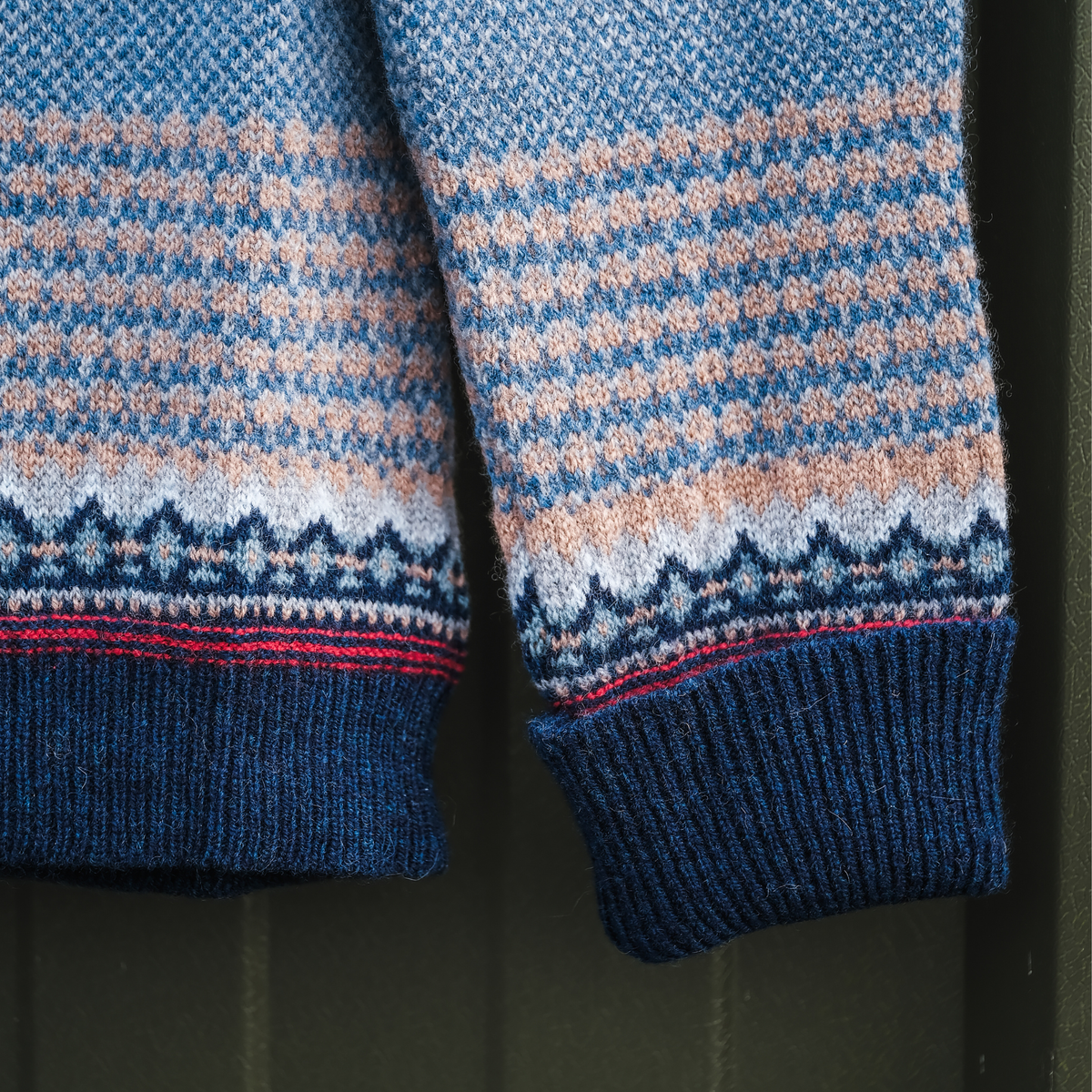 Alpine Cardigan in Blue Morning