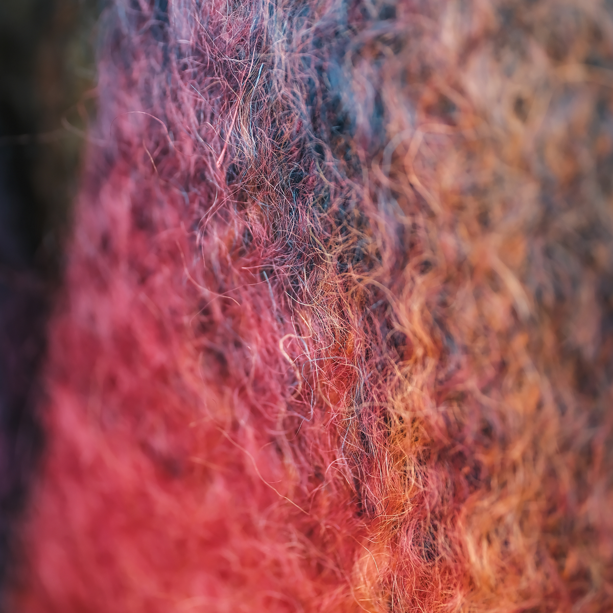 Mohair Scarf in Hue