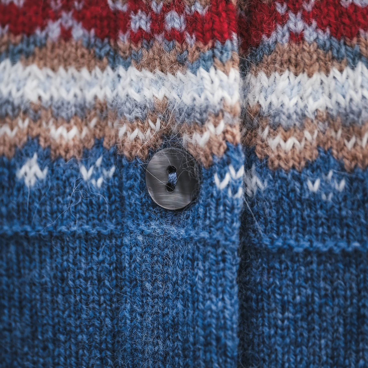 Alpine Cardigan in Blue Morning