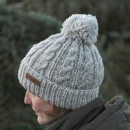 Chamonix Bobble Hat in Oat