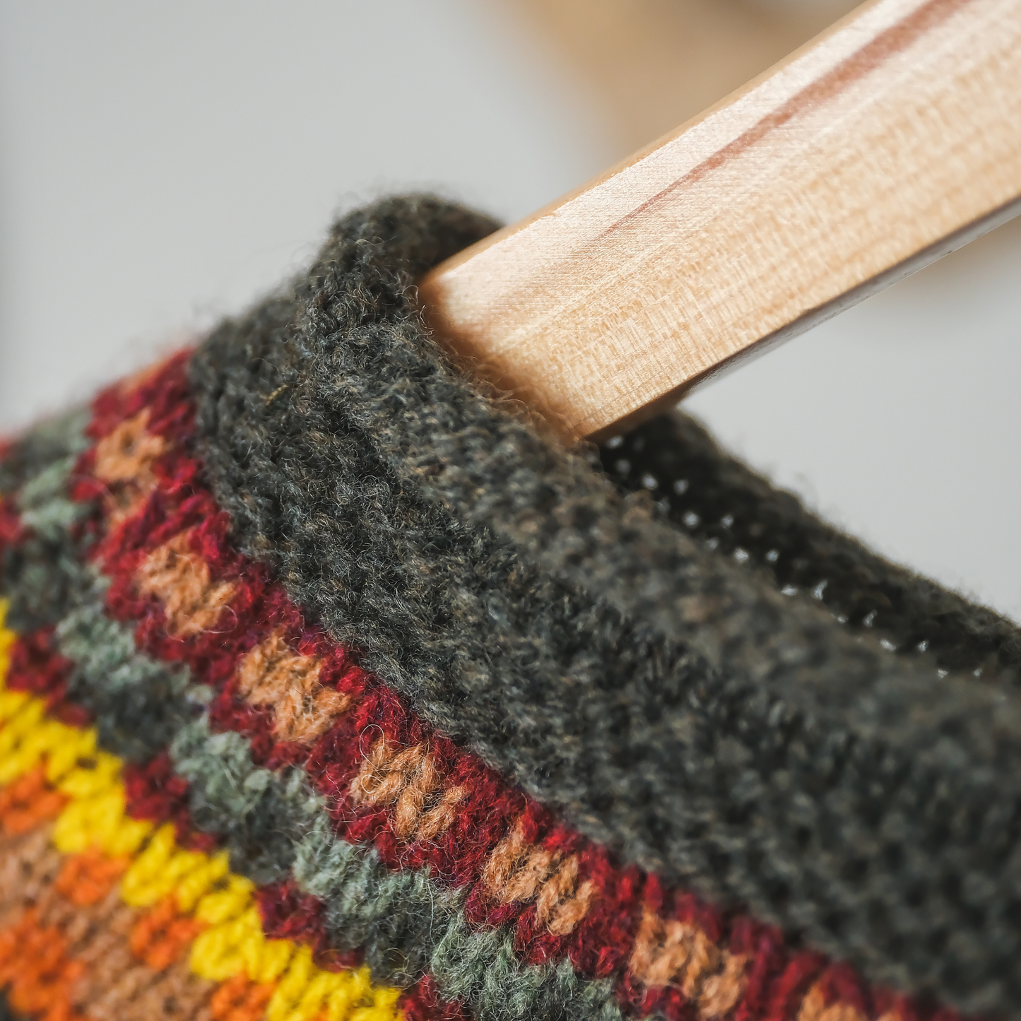Stoneybrek Sweater in Red Oak