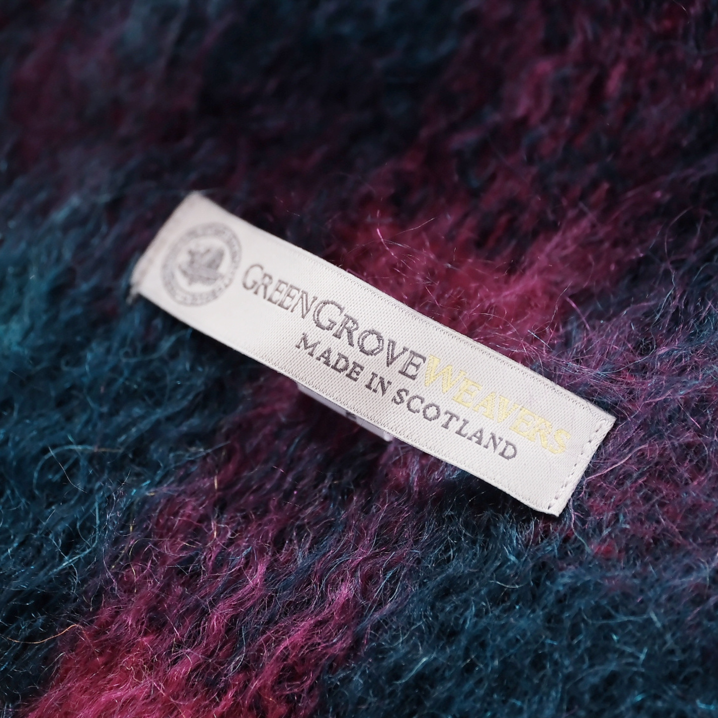 Mohair Scarf in Viridian