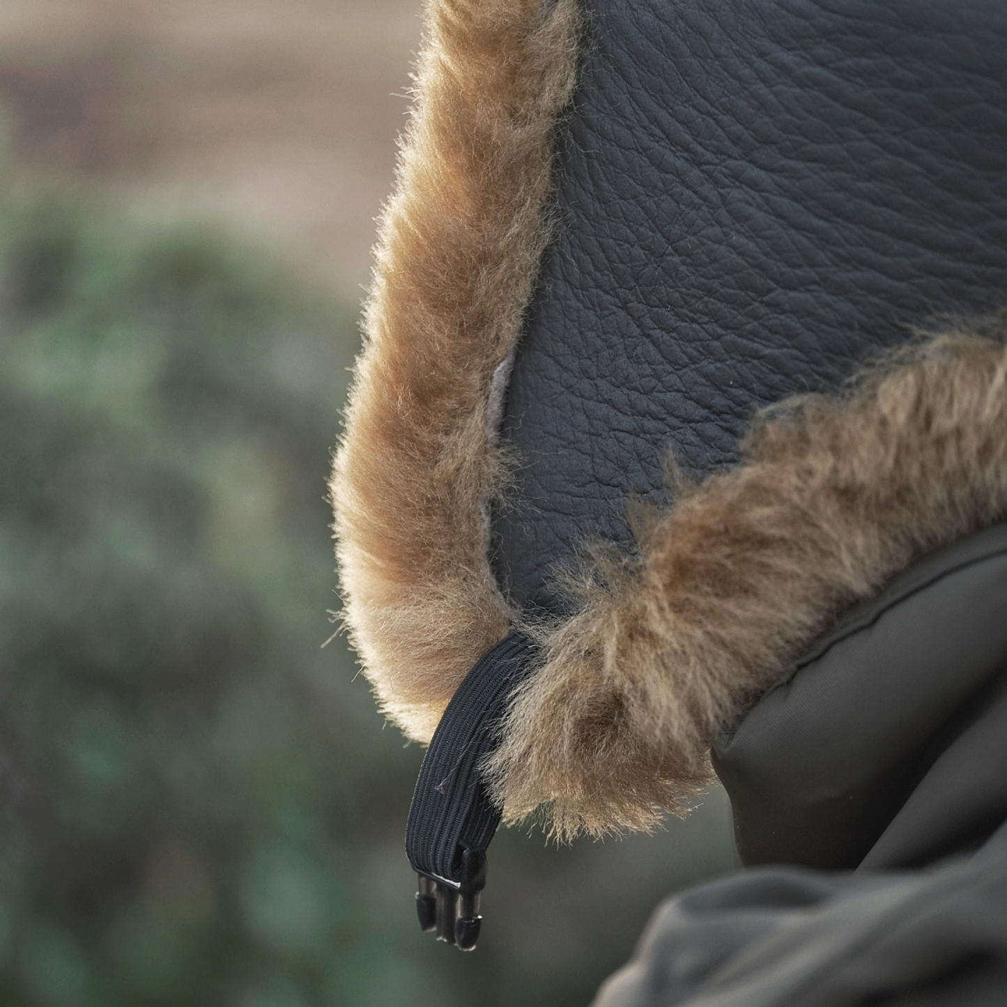 Trapper Hat in Brown and Honey