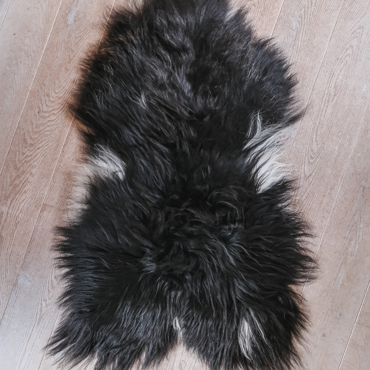 Icelandic Spot Sheepskin Rug / Throw
