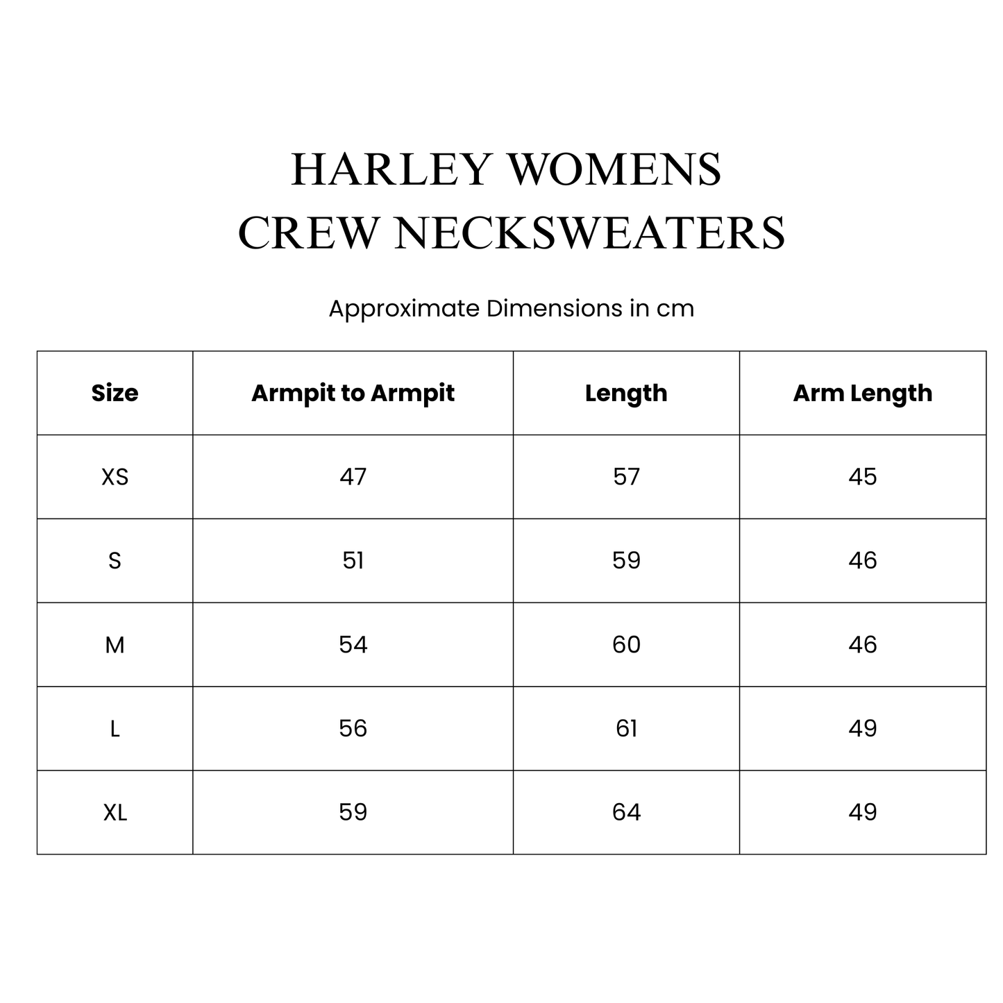 Ladies Harley of Scotland Duke Lambswool Crew Neck Sweater
