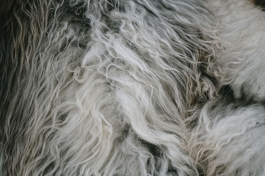 Light Norse XL Sheepskin Rug / Throw