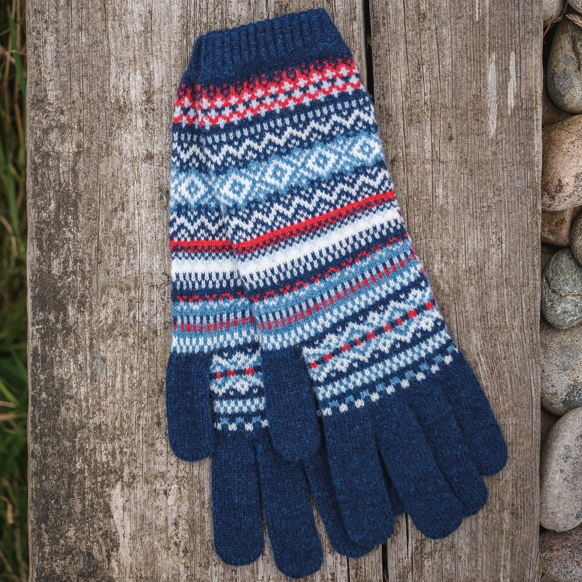 Alpine Glove in Blue Morning