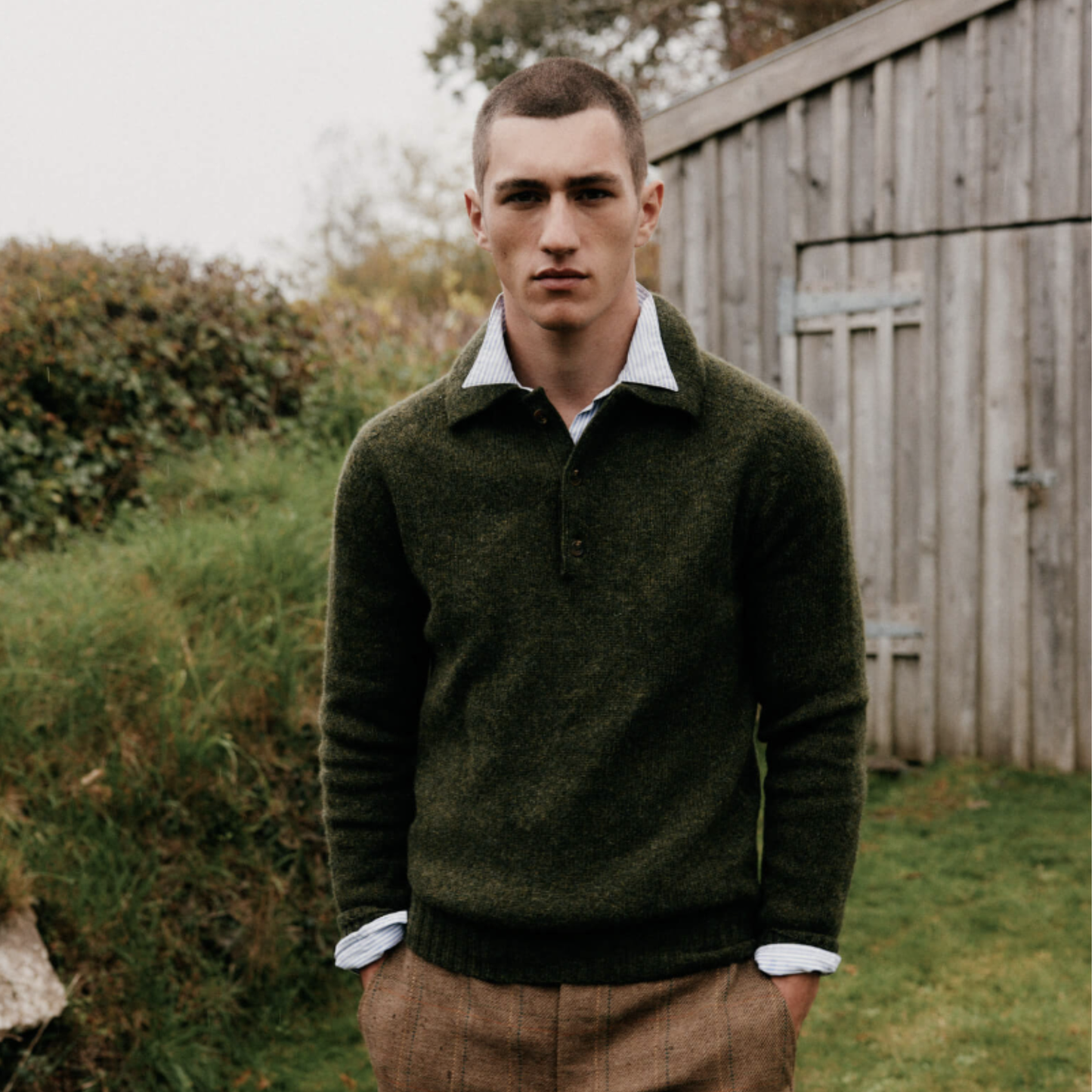 Lomond Sweater in Scots Pine