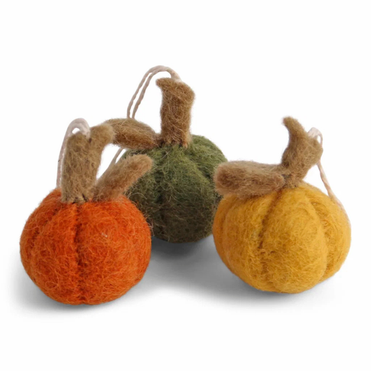 Mini Pumpkins - Set Of 3