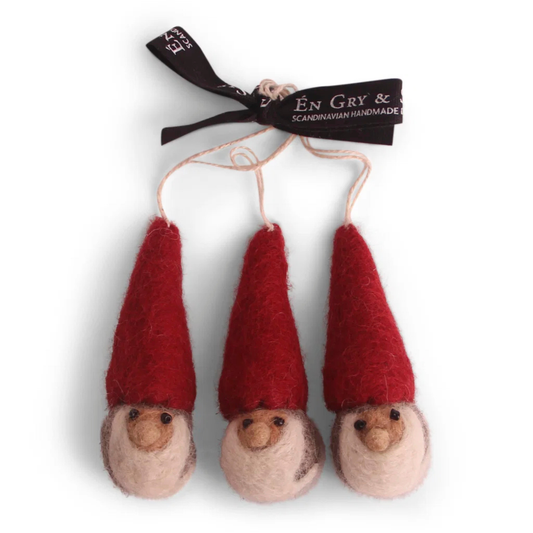 Gnome Ornament - Set Of 3