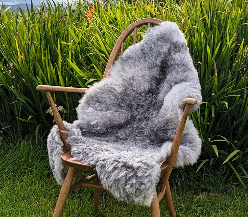 ICELANDIC SHORN SHEEPSKIN RUG/THROW